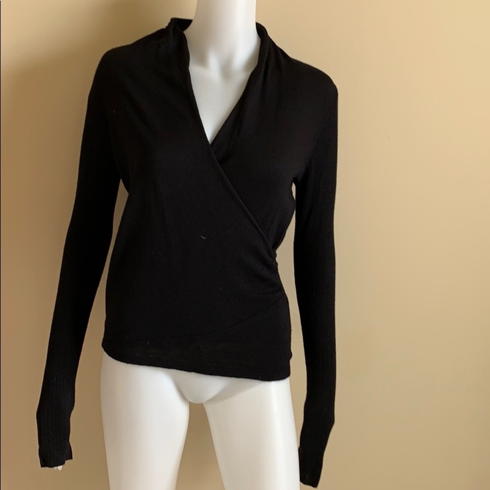 Ann Taylor Wrap Front Sweater, XS